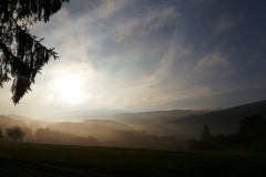 Sonnenaufgang mit Nebel 1